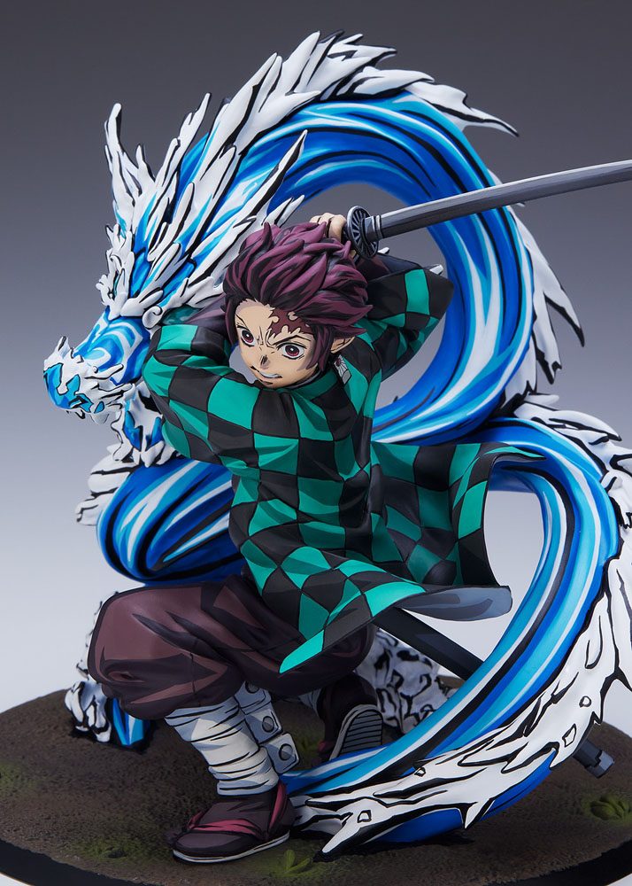 Estatua aniplex demon slayer kimetsu no yaiba tanjiro kamado 1 8 version