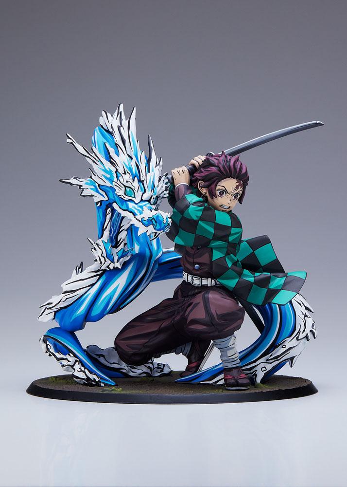 Estatua aniplex demon slayer kimetsu no yaiba tanjiro kamado 1 8 version