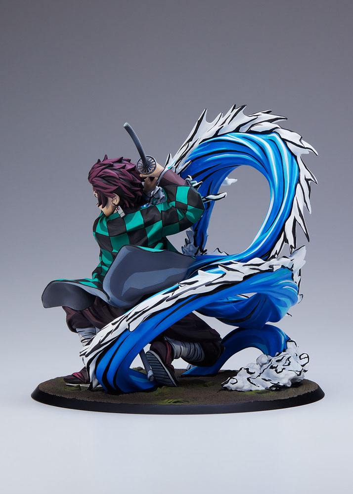 Estatua aniplex demon slayer kimetsu no yaiba tanjiro kamado 1 8 version