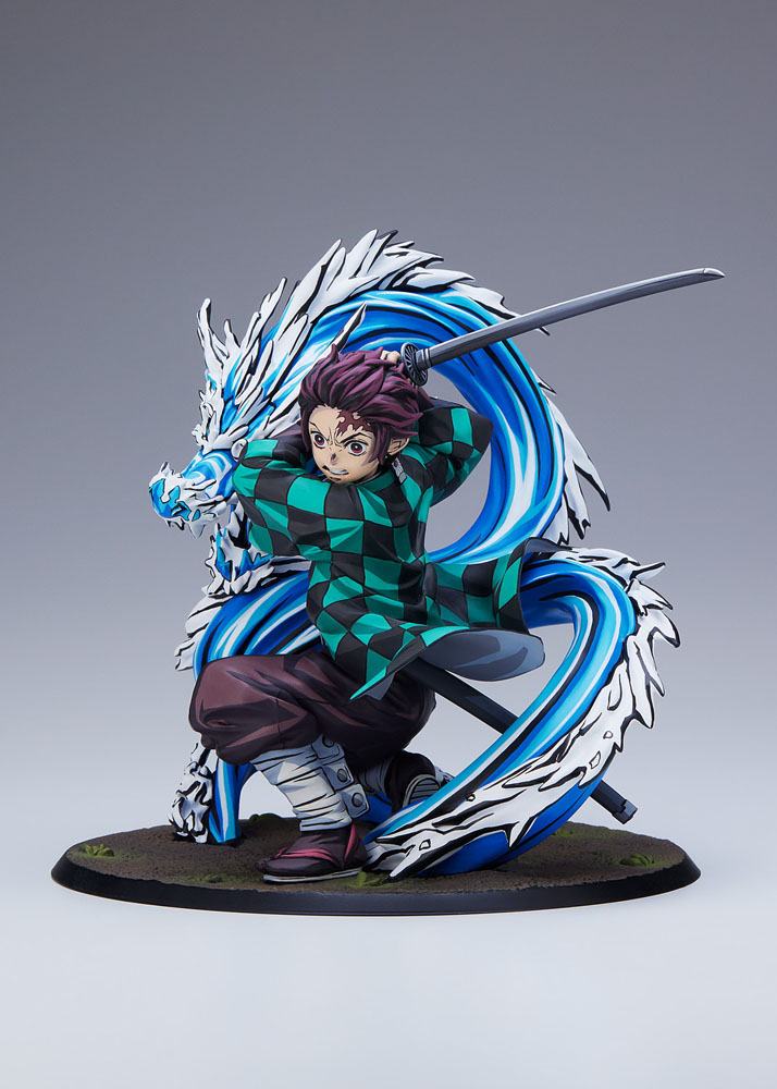 Estatua aniplex demon slayer kimetsu no yaiba tanjiro kamado 1 8 version