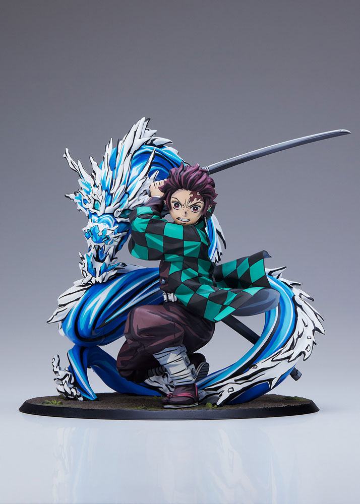 Estatua aniplex demon slayer kimetsu no yaiba tanjiro kamado 1 8 version