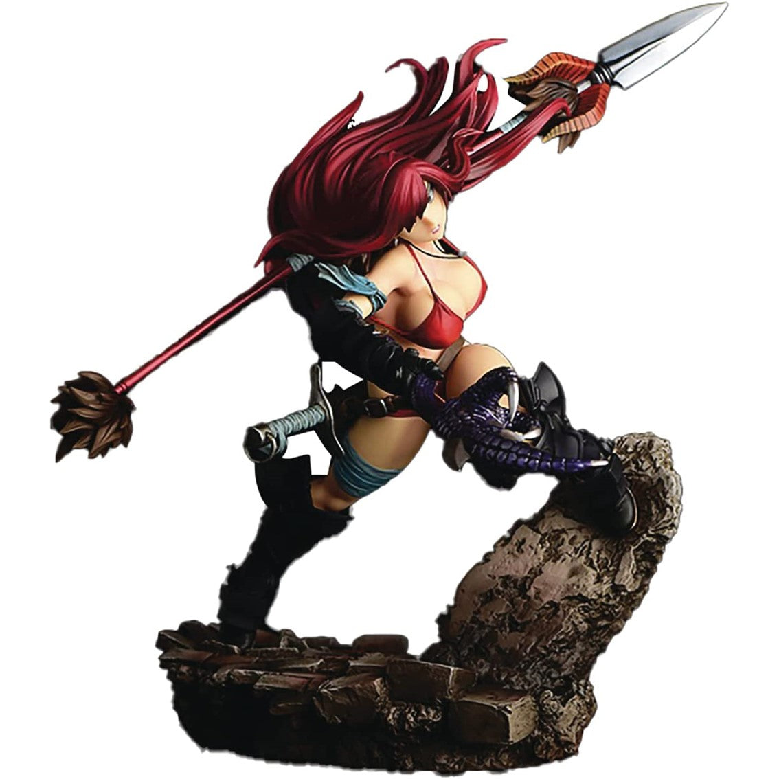 Figura good smile company fairy tail erza scarlet the knight black armor