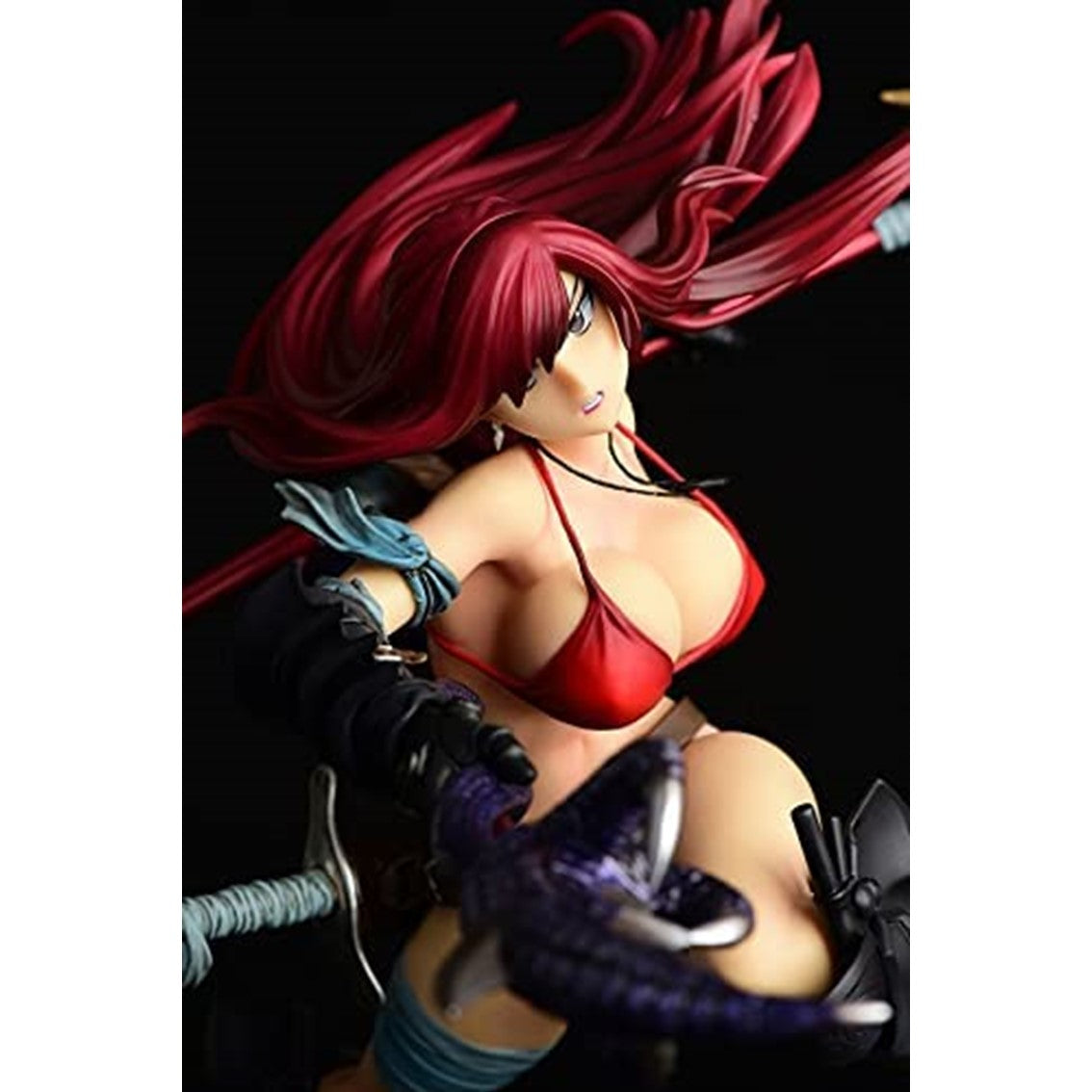 Figura good smile company fairy tail erza scarlet the knight black armor