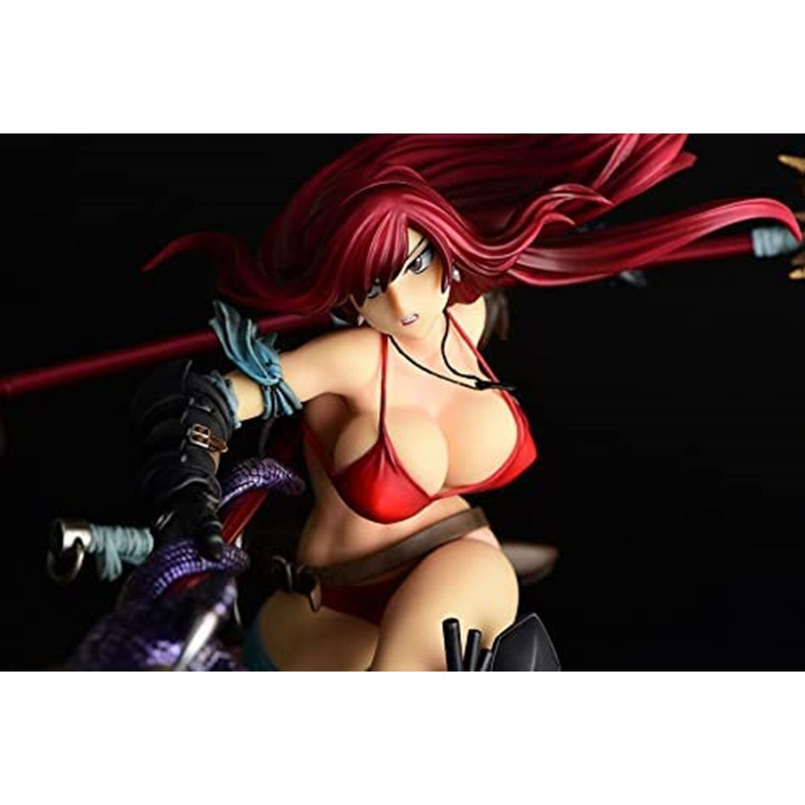 Figura good smile company fairy tail erza scarlet the knight black armor