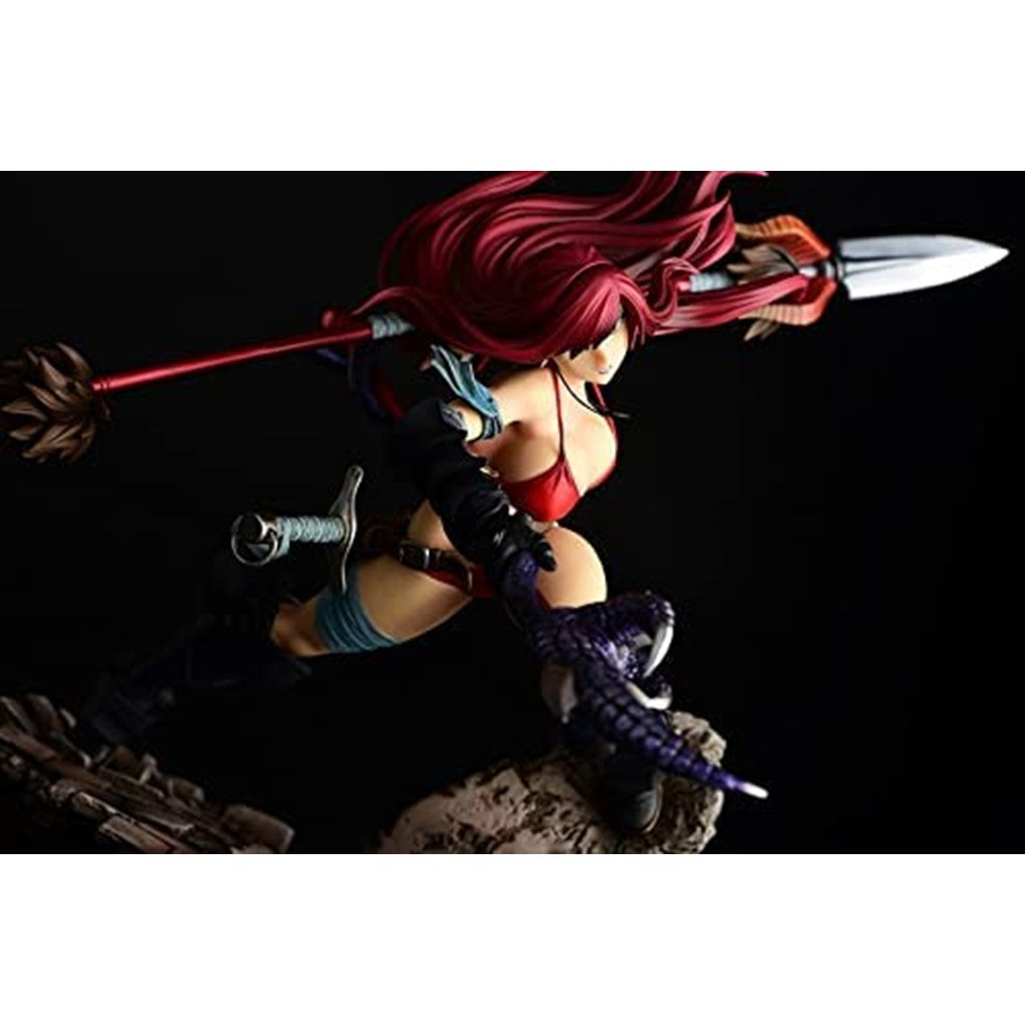 Figura good smile company fairy tail erza scarlet the knight black armor