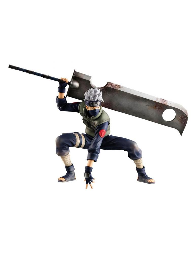 Figura megahouse gem series naruto kakashi hatake great ninja war 15th aniversario
