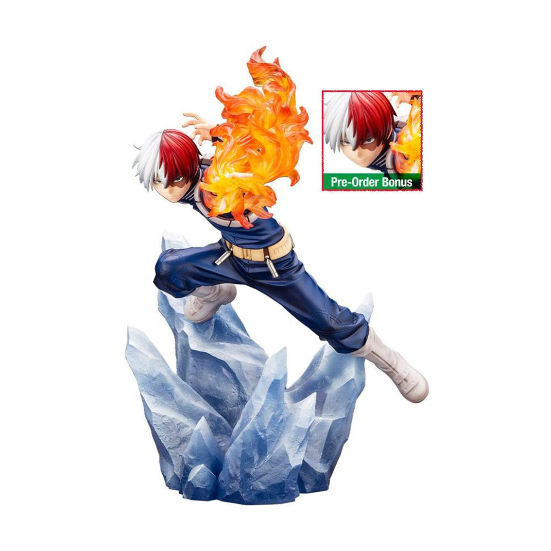 Figura kotobukiya my hero academia artfxj shoto todoroki ver 2 bonus edition