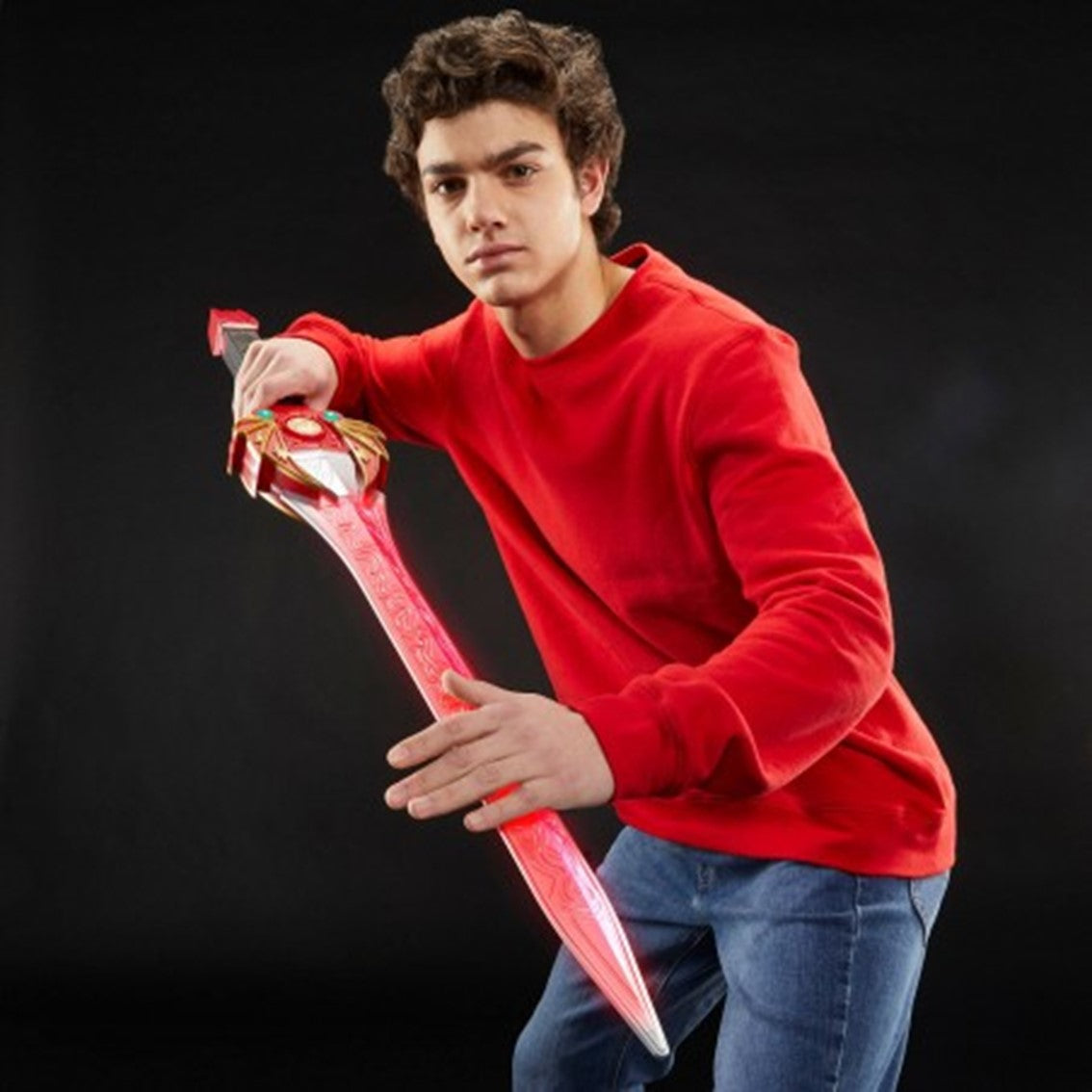 Replica hasbro espada poder ranger rojo replica escala 1 1 power rangers