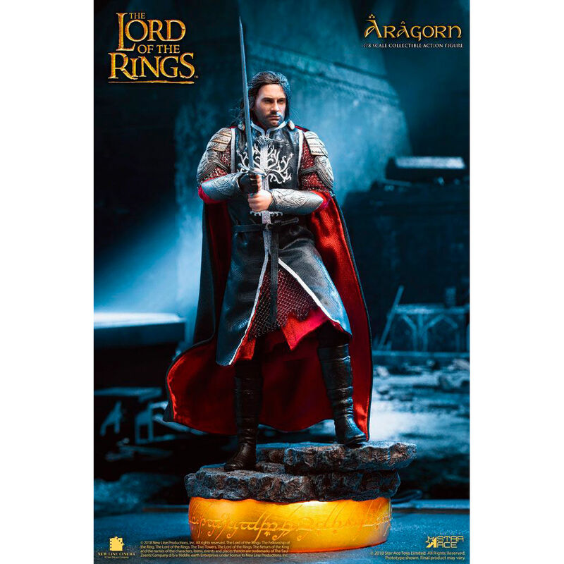 Figura star ace el senor de los anillos aragorn 2 0 version deluxe real master series Frikytopia
