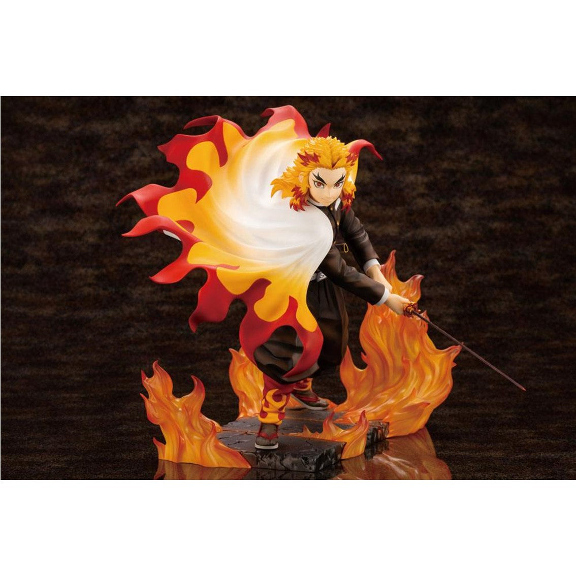 Figura kotobukiya demon slayer kimetsu no yaiba kyojuro rengoku bonus edition Frikytopia