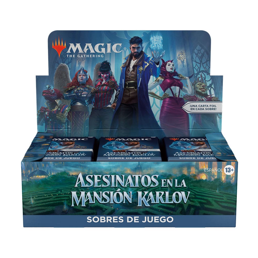 Caja de sobres magic the gathering sobres de juego asesinatos en la mansion karlov