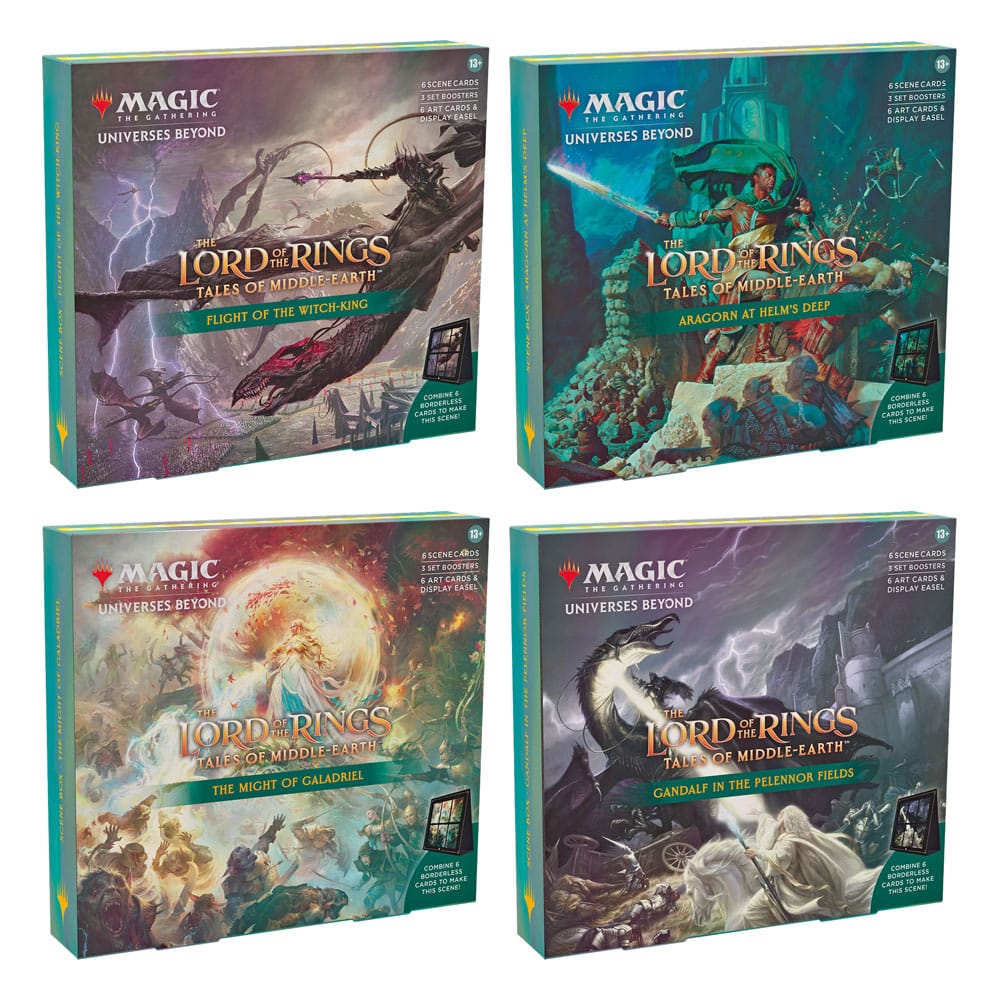 Caja de cartas magic the gathering lord of the rings tales of middle earth