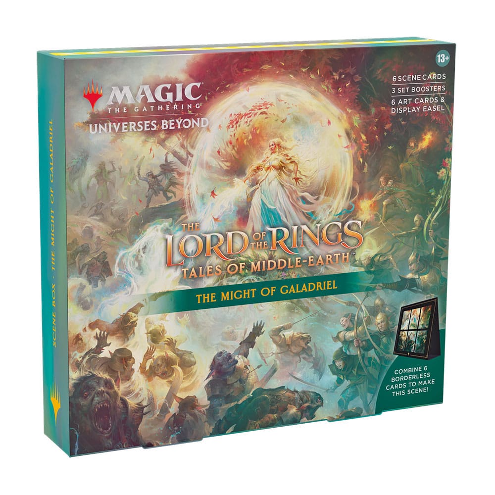 Caja de cartas magic the gathering lord of the rings tales of middle earth