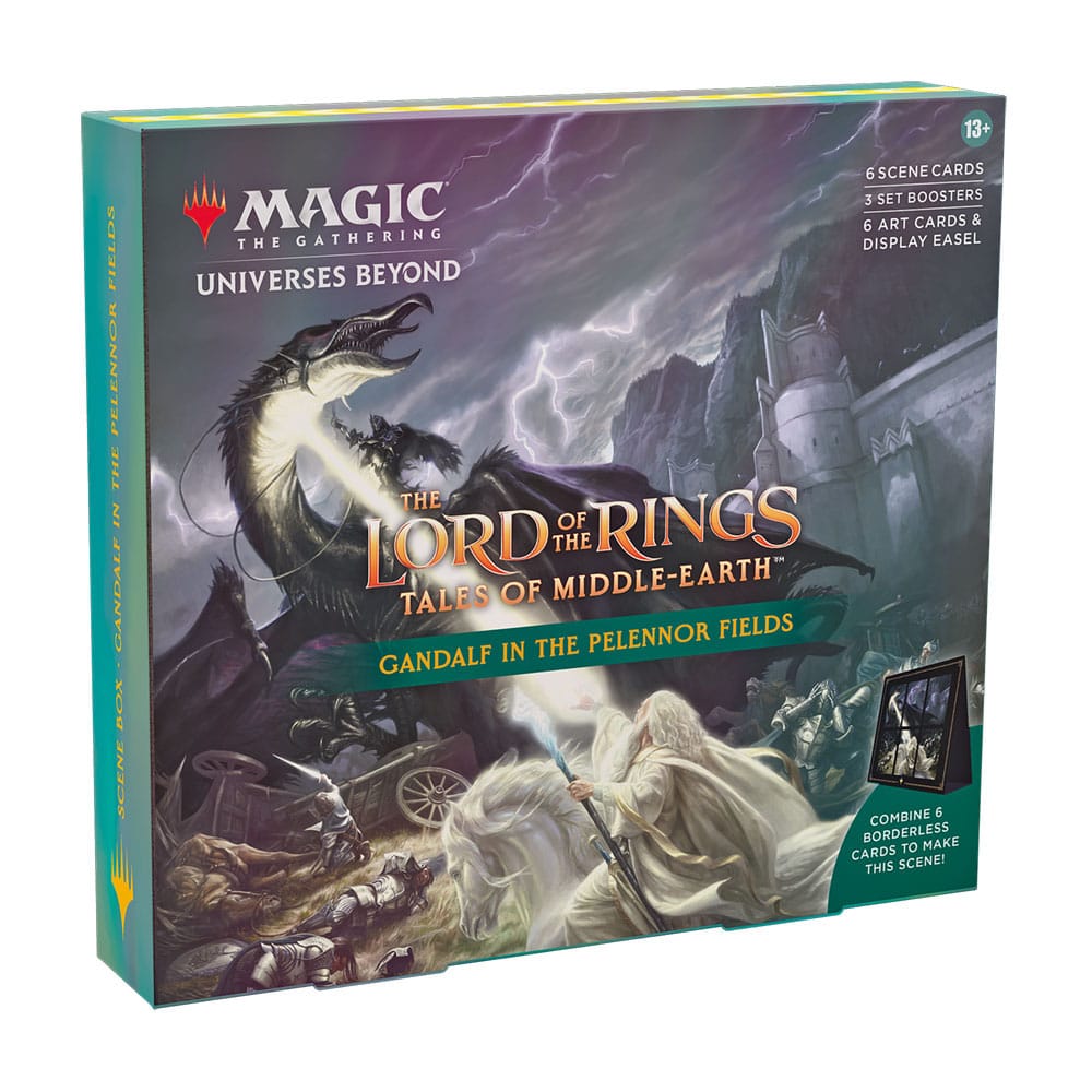 Caja de cartas magic the gathering lord of the rings tales of middle earth