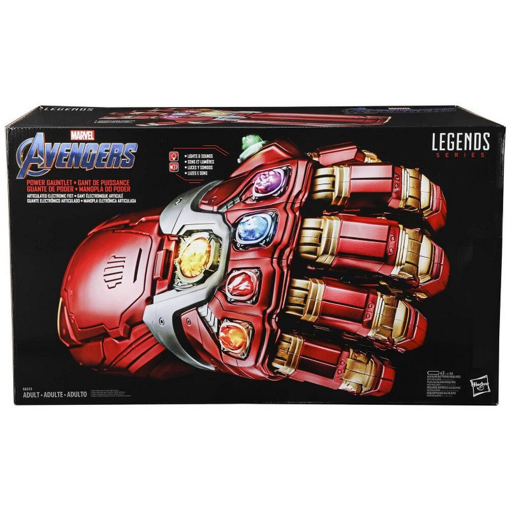 Replica Marvel Guantelete del Infinito Iron Man Power con las Gemas del Infinito Legends Series