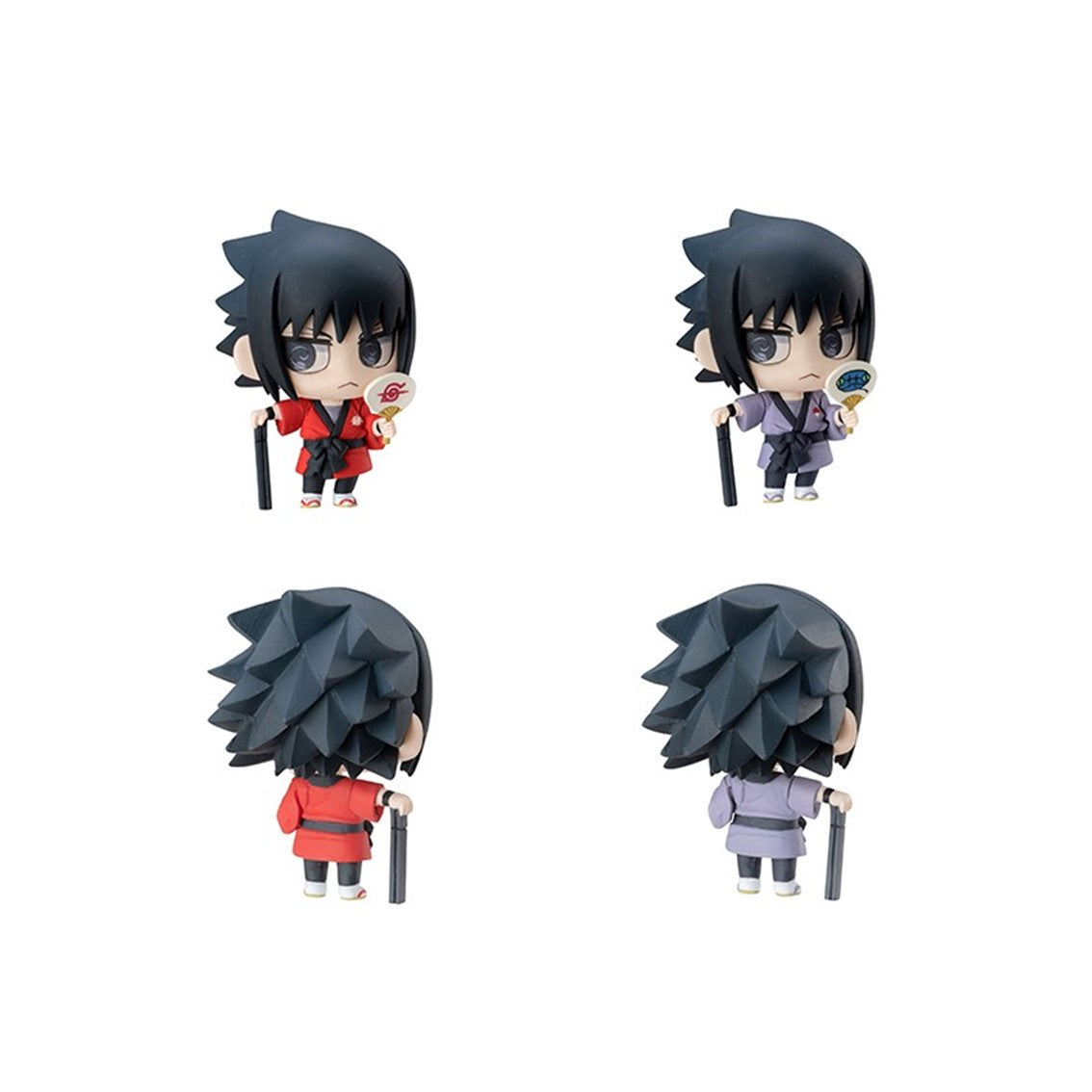 Set figuras con postales megahouse naruto shippuden petit chara land