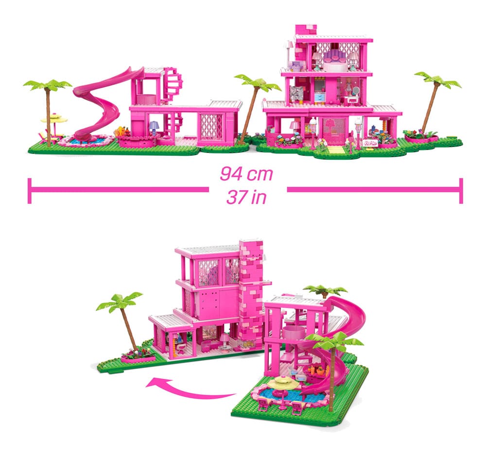 Figura mattel mega construx barbie the movie la casa de los suenos de barbie
