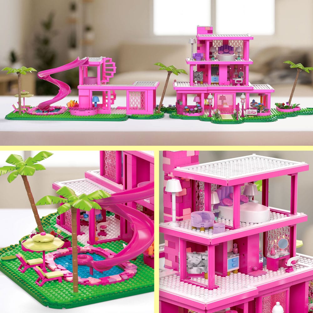 Figura mattel mega construx barbie the movie la casa de los suenos de barbie