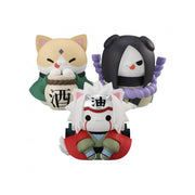 Pack figuras megahouse 3 unidades naruto megacat nyanto gift incluido