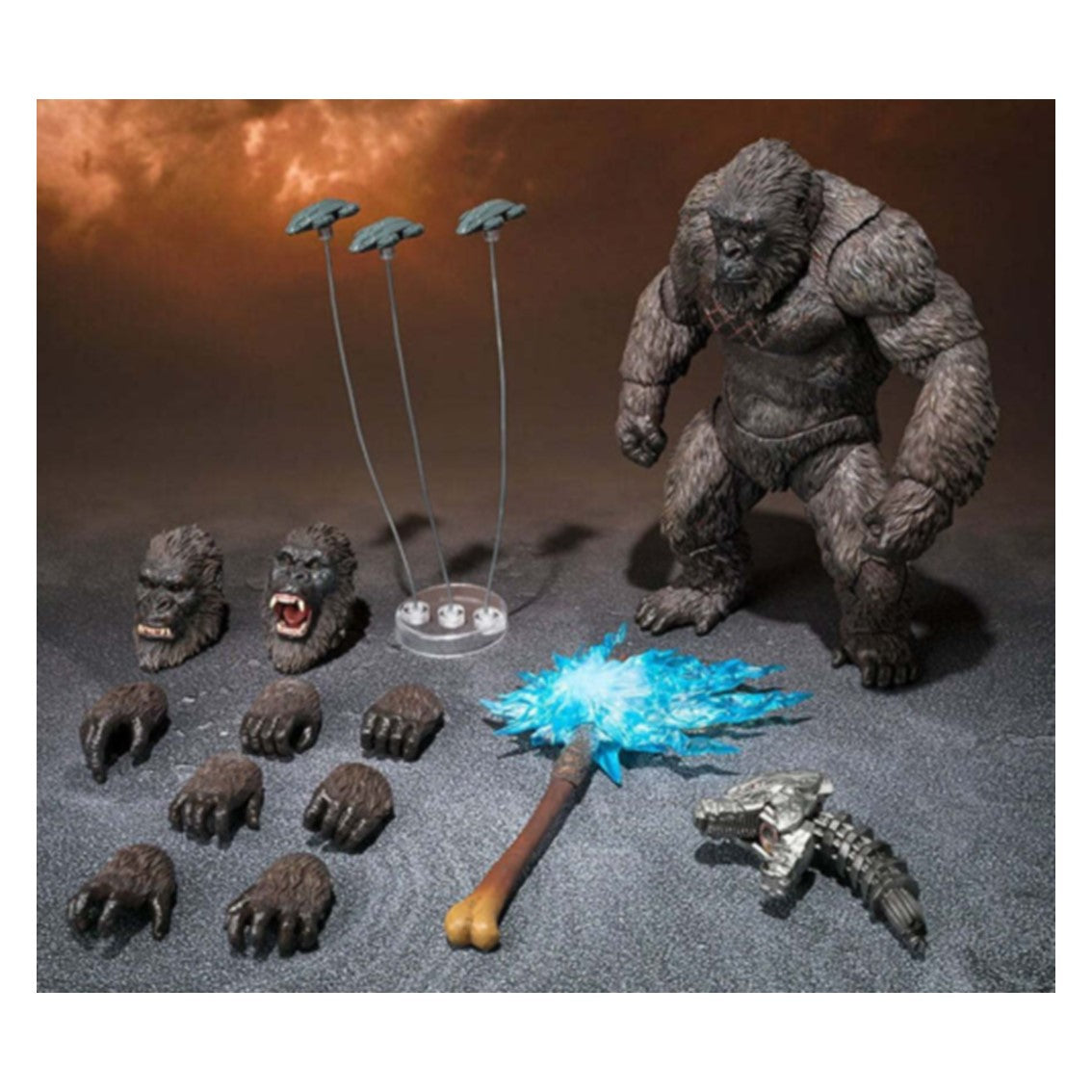 Figura tamashii nations sh figuarts cine kong from godzilla vs kong