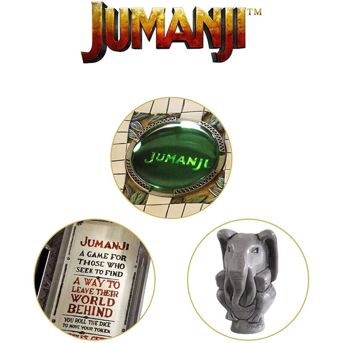 Jumanji Replica 1 1 Juego de Mesa 41 cm Edicion Ingles
