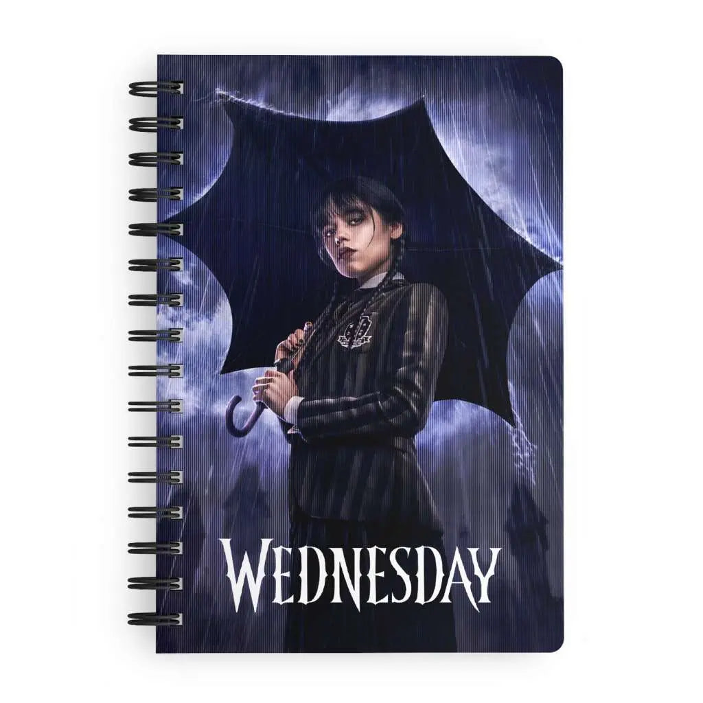 WEDNESDAY RAIN WEDNESDAY 3D EFFECT Libreta