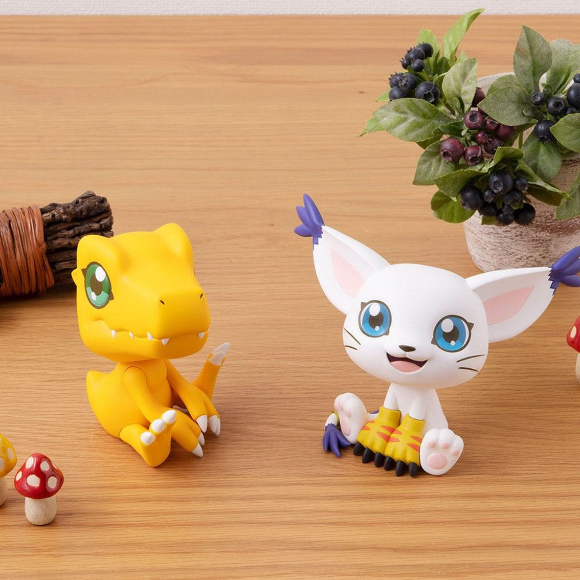 Figuras megahouse digimon lookup pack agumon tailmon