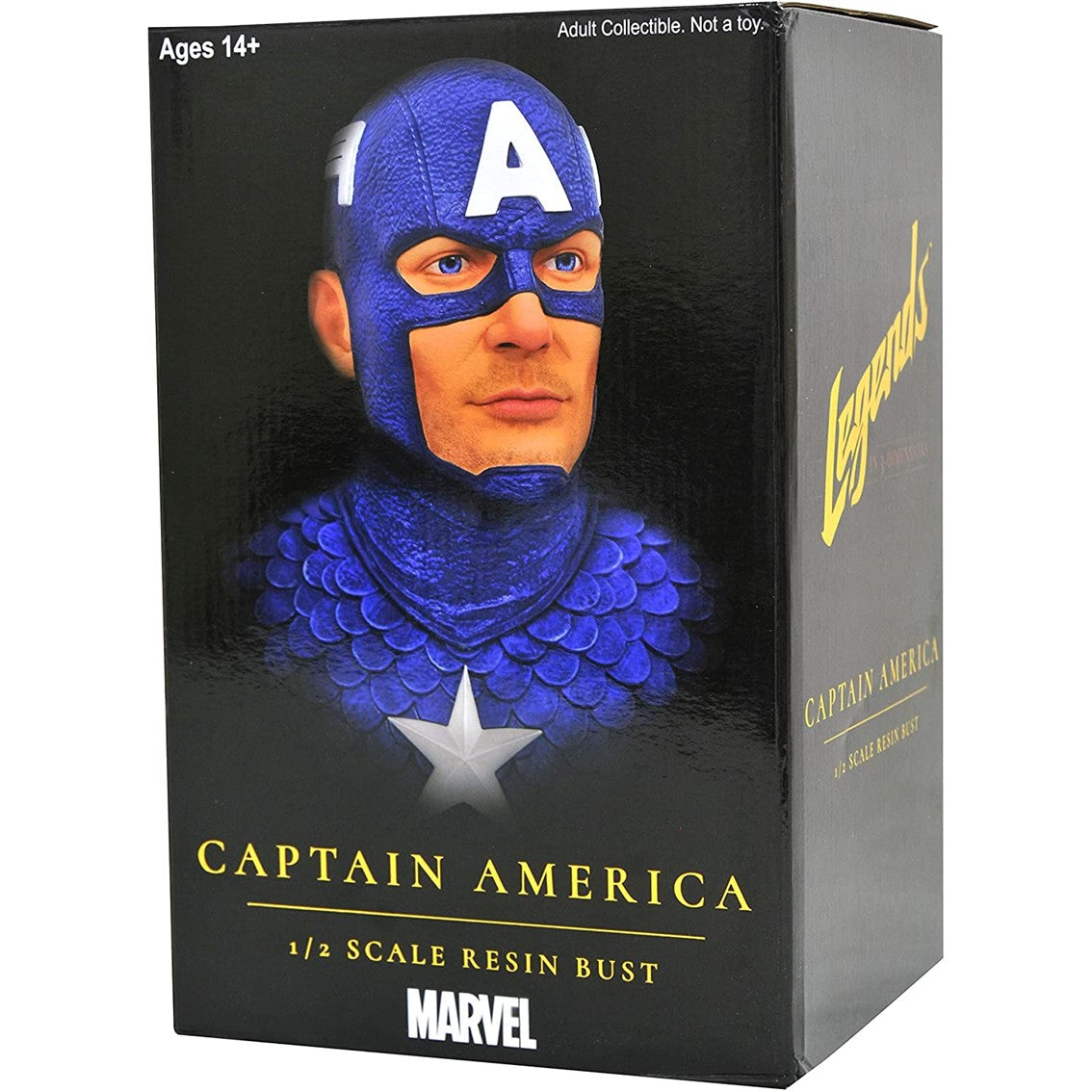 Figura diamond collection marvel comics capitan america legends collection