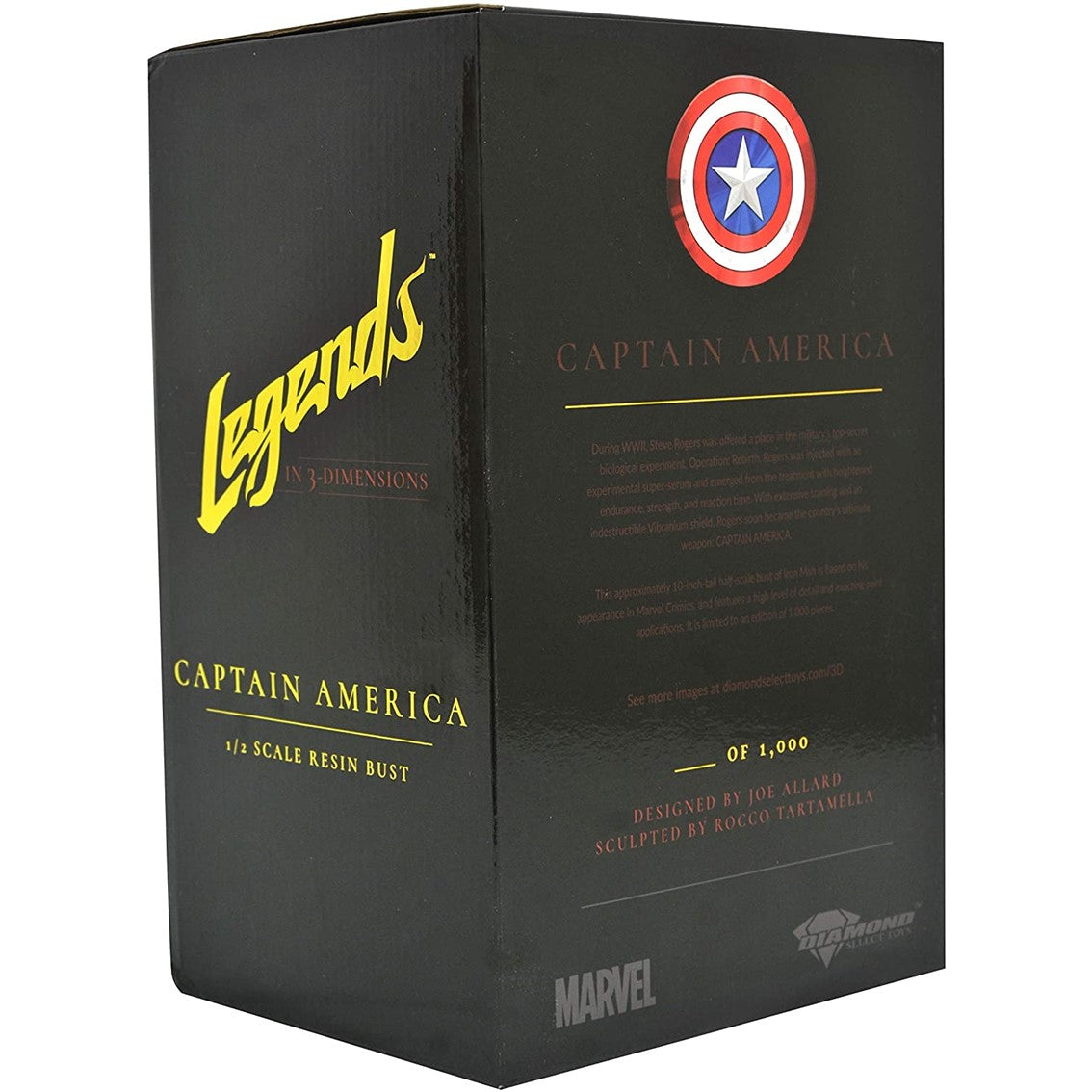 Figura diamond collection marvel comics capitan america legends collection