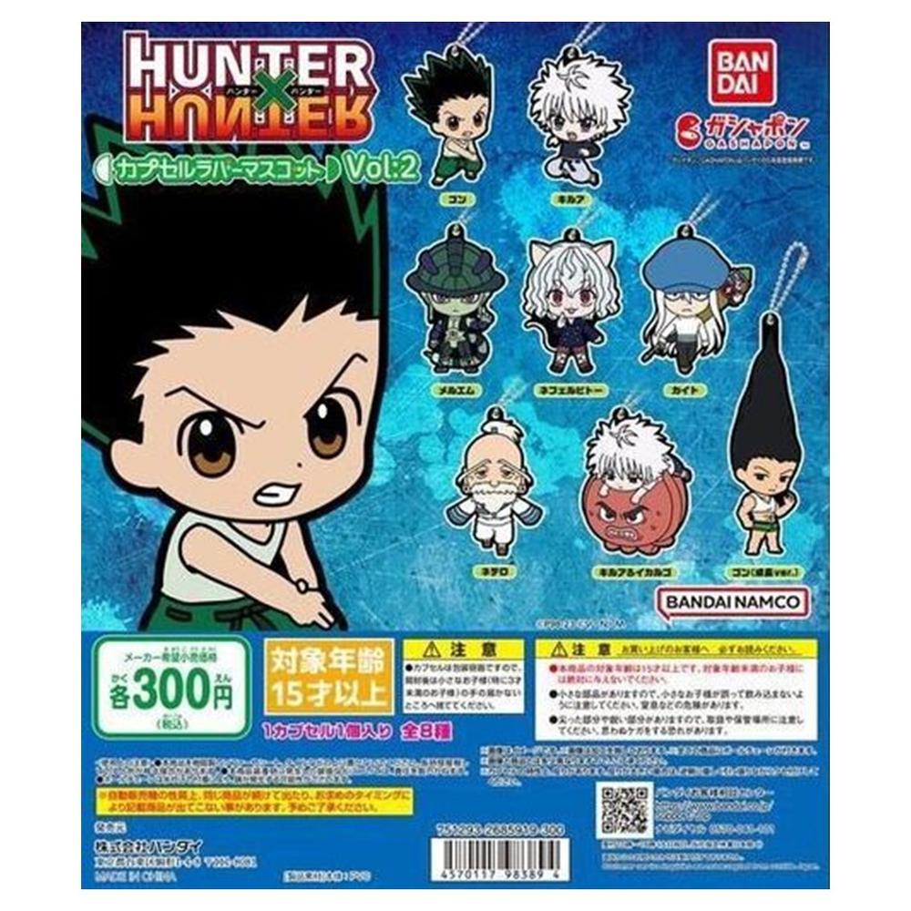 Set gashapon figuras bandai lote 39 articulos hunter x hunter rubber mascot Frikytopia