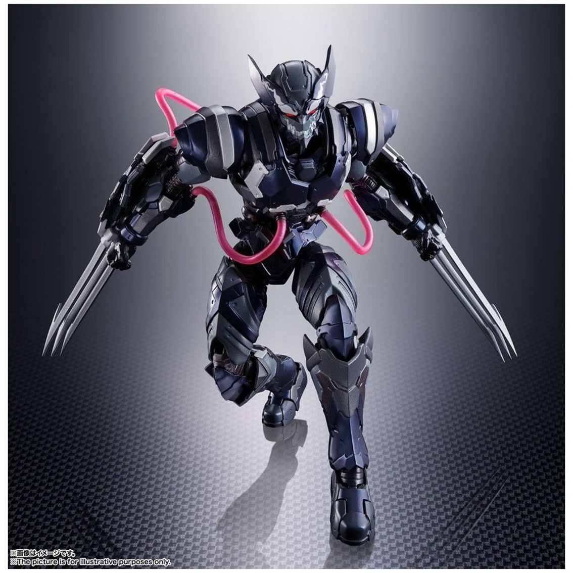 Figura tamashii nations sh figuarts marvel tech on wolverine venom symbiote