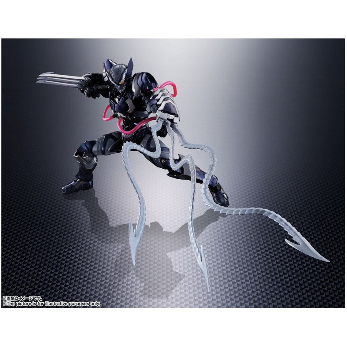 Figura tamashii nations sh figuarts marvel tech on wolverine venom symbiote