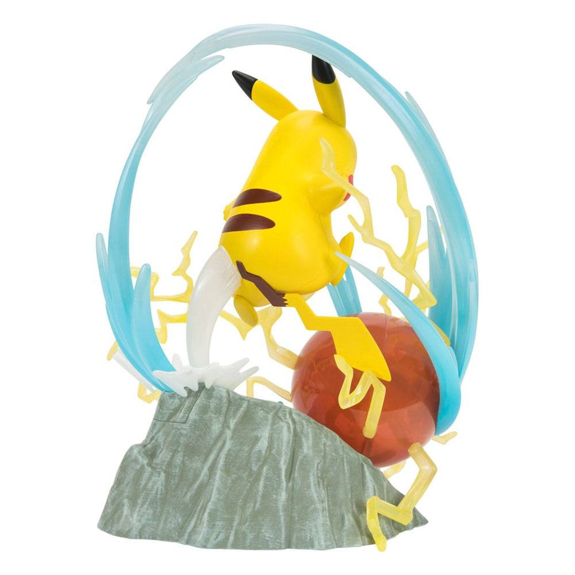 Figura pokemon 25 aniversario con iluminacion deluxe pikachu