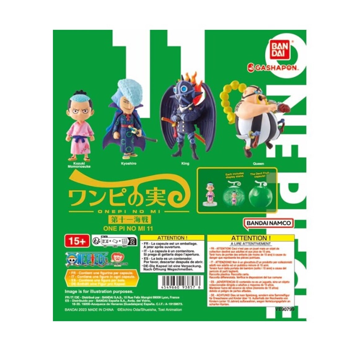 Set gashapon figuras bandai lote 20 articulos one piece no mi 11 Frikytopia