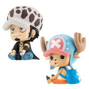 Pack 2 figuras megahouse one piece look up trafalgar d law tony tony chopper