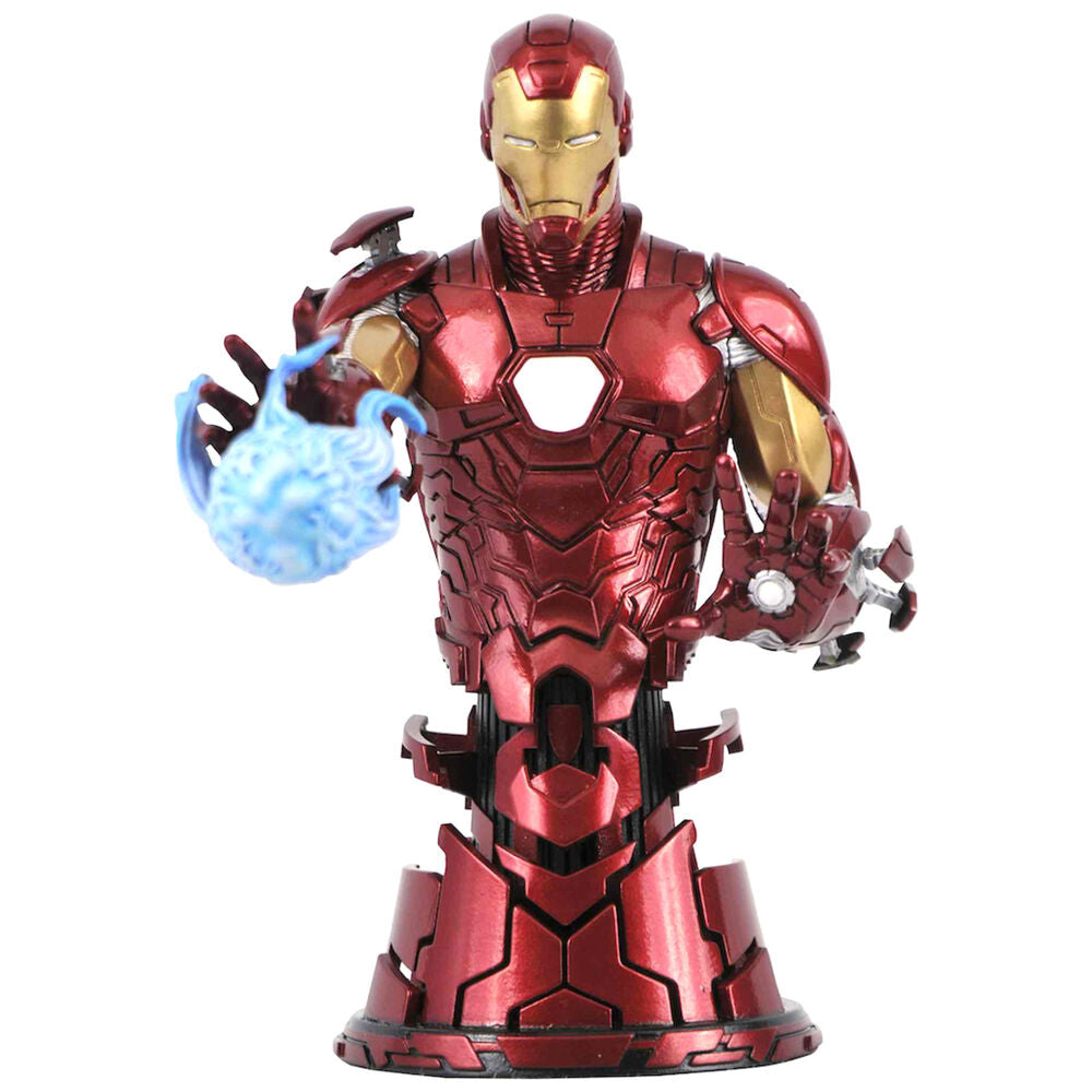 Figura diamond collection marvel avengers iron man mini busto resina