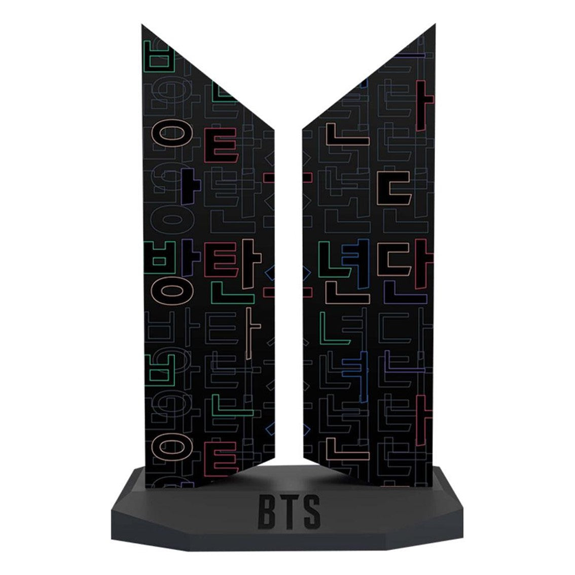 Estatua premium sideshow bts logo hangeul edition 18 cm Frikytopia