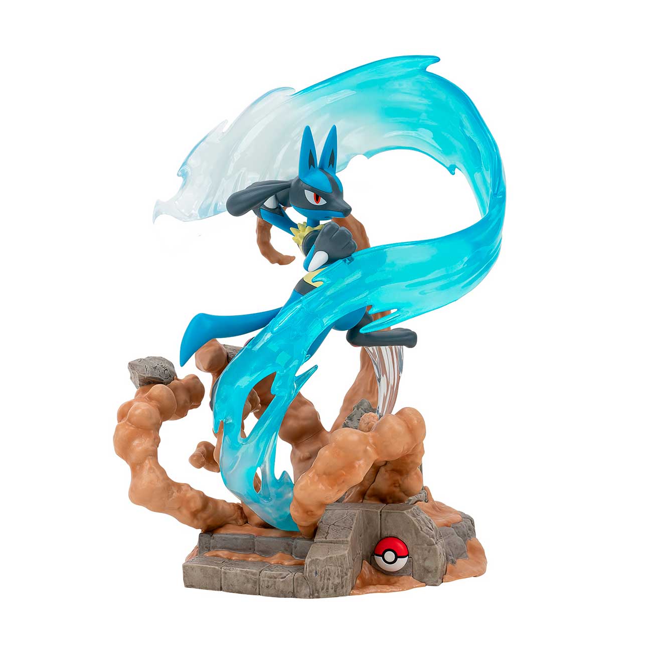 Figura jazwares pokemon estatua lucario Frikytopia