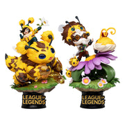 Set de 2 figuras beast kingdom dstage league of legends nunu beelump y