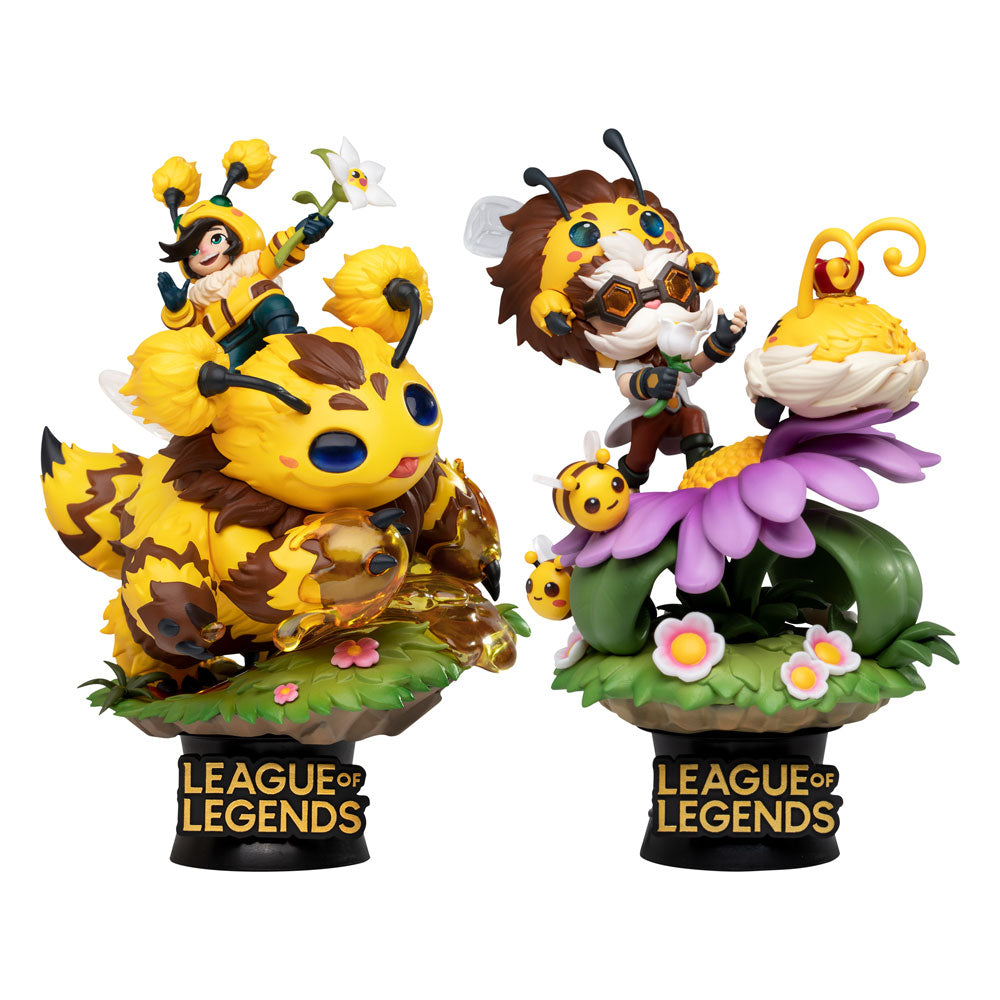 Set de 2 figuras beast kingdom dstage league of legends nunu beelump y Frikytopia