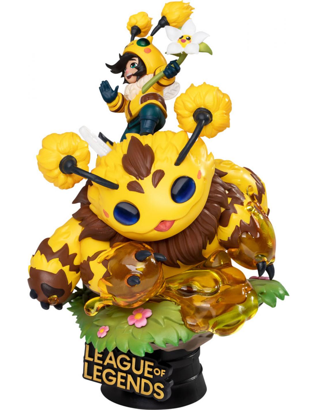 Set de 2 figuras beast kingdom dstage league of legends nunu beelump y