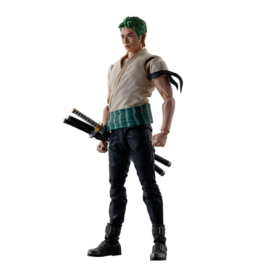 Figura tamashii nations sh figuarts one piece netflix series roronoa zoro Frikytopia