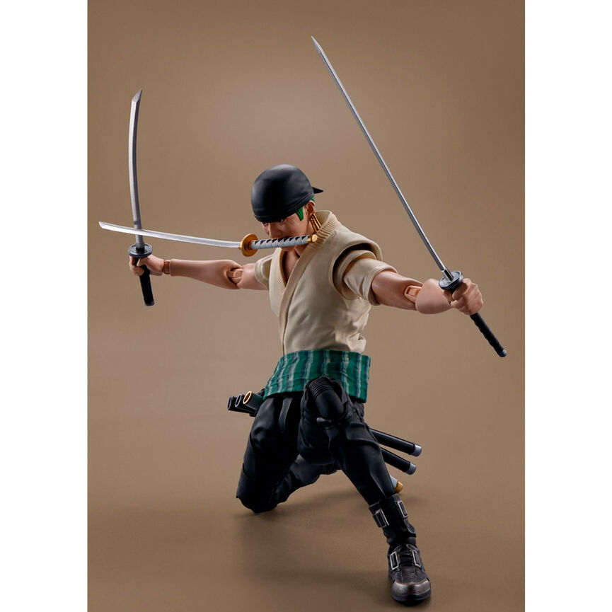Figura tamashii nations sh figuarts one piece netflix series roronoa zoro