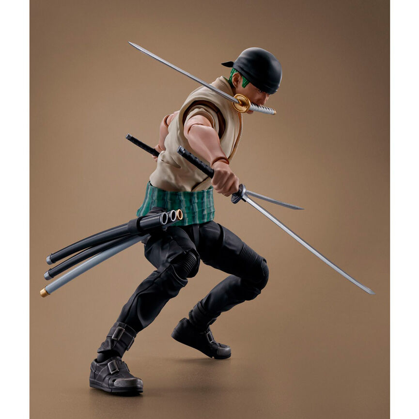 Figura tamashii nations sh figuarts one piece netflix series roronoa zoro