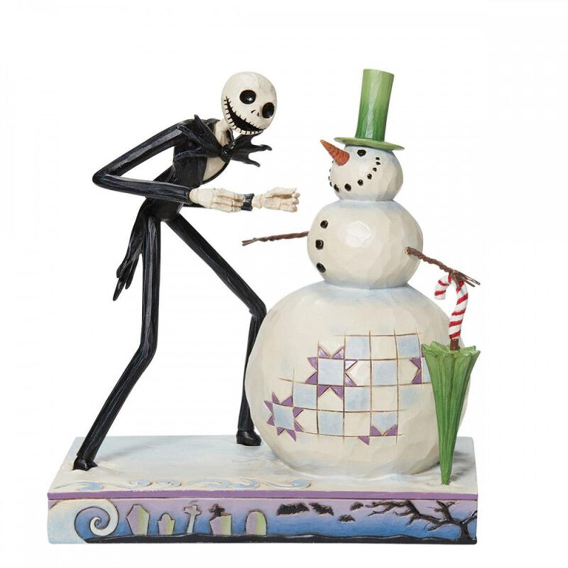 Figura enesco disney pesadilla antes de navidad jack descubriendo muneco