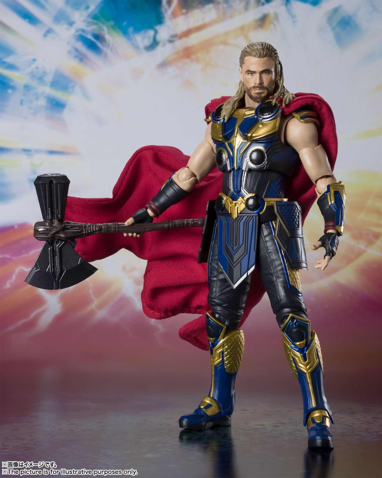 Figura tamashii nations sh figuarts marvel thor love thunder mighty thor 2