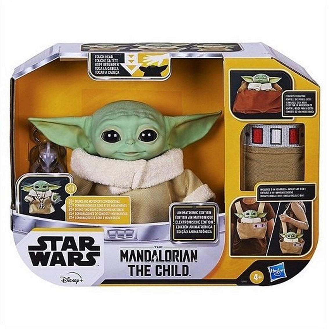 Replica figura animatronica hasbro the mandalorian baby yoda Frikytopia