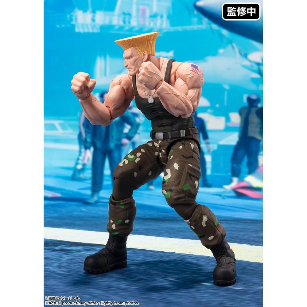 Figura tamashii nations street fighter sh figuarts guile outfit 2 ver
