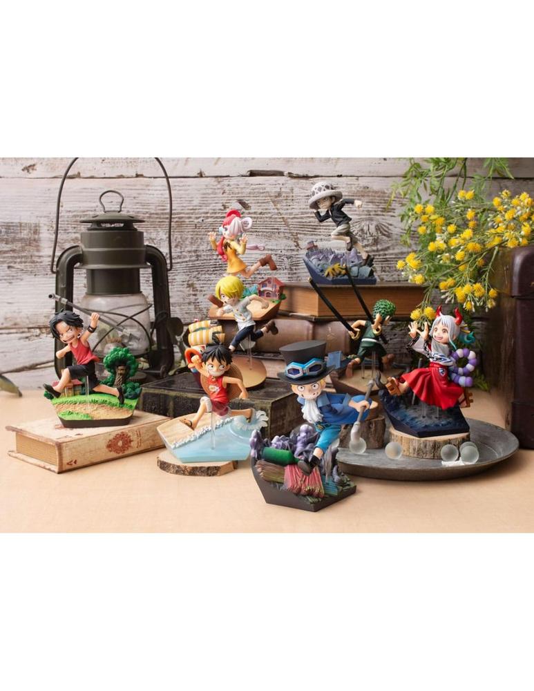 Figura megahouse gem series one piece sabo run run