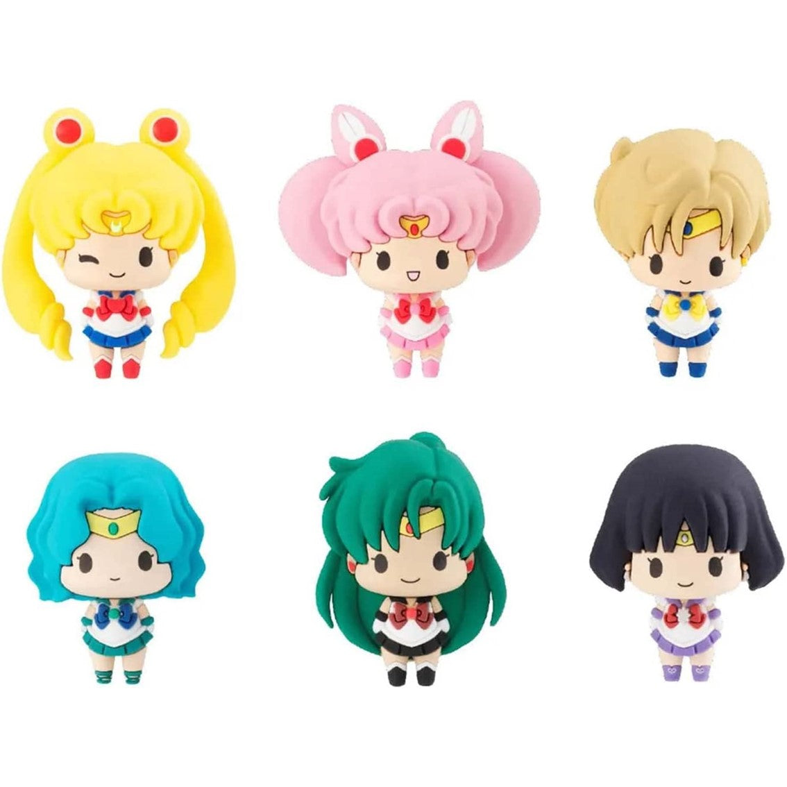 Pack 6 figuras megahouse chokorin mascot sailor moon vol 2 Frikytopia